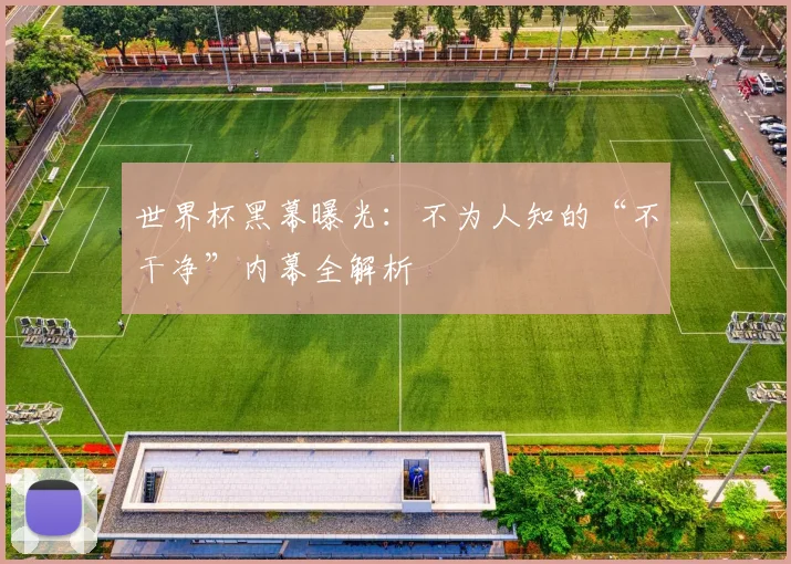 世界杯黑幕曝光:不为人知的“不干净”内幕全解析